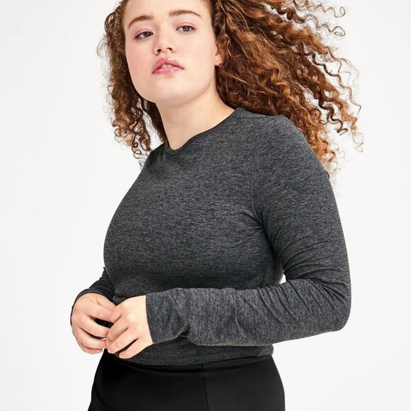 Girlfriend Collective Lift Longsleeve in "Moon" - Picture 1 of 3